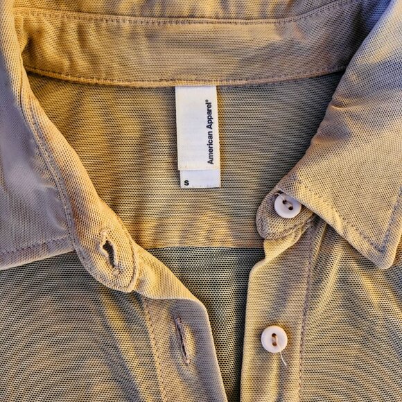 American Apparel Sheer Nude Blouse - Picture 4 of 4